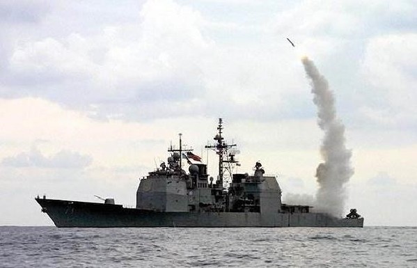 “提康德罗加”级巡洋舰携带的导弹是其重要的攻击武器