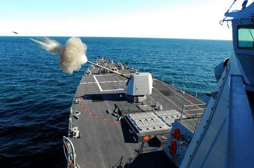 现代海军是如何进行对地攻击的？