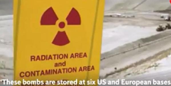 美在欧洲核武部署意外泄露 150枚核弹存放地曝光