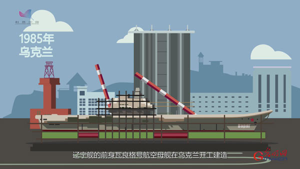 “辉煌70年”强军之路系列动画②新中国第一艘航母