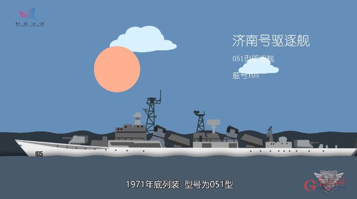 “辉煌70年”强军之路系列动画⑦新中国第一艘国产导弹驱逐舰