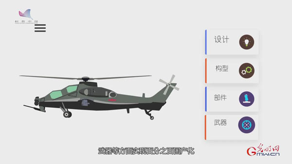 “辉煌70年”强军之路系列动画⑨新中国第一种国产武装直升机