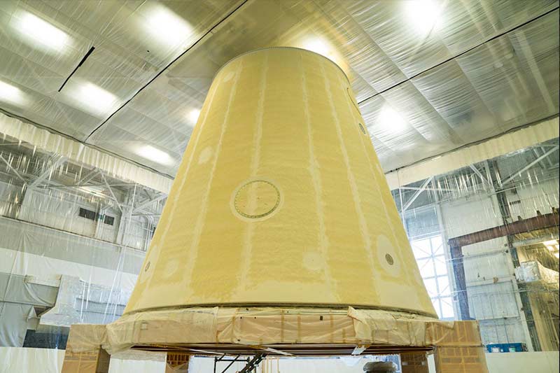 ▲ 美国NASA在运载火箭上采用了泡沫隔热喷涂材料