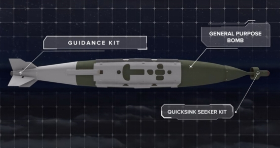 美军“快速沉没”项目如何让航弹变鱼雷？