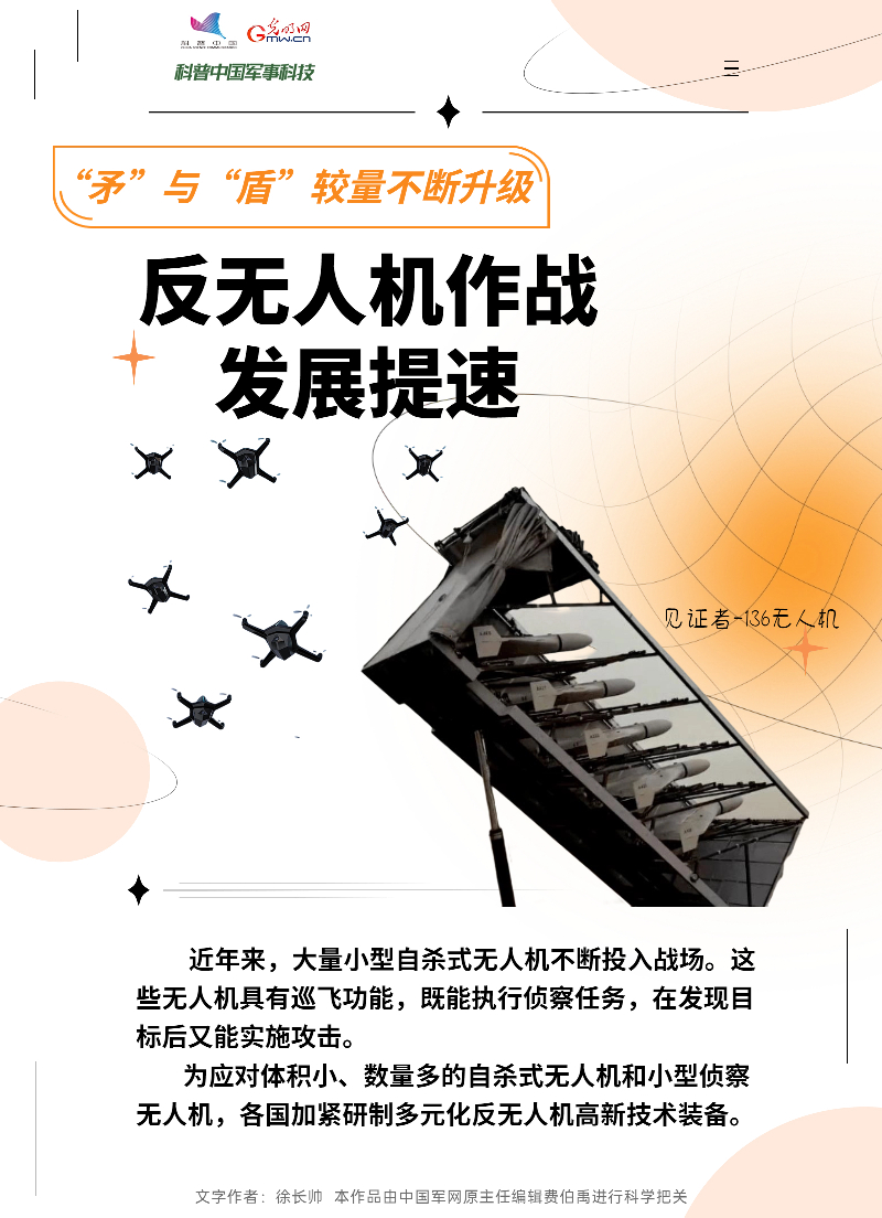 【科普中国军事科技】为克制无人机，反无人机作战技术发展加速