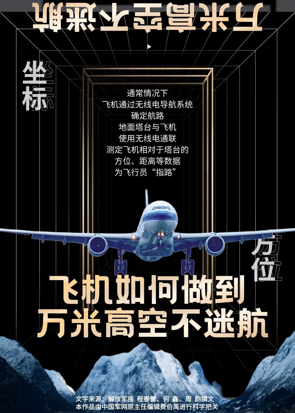 【科普中国军事科技】飞机如何做到万米高空不迷航？