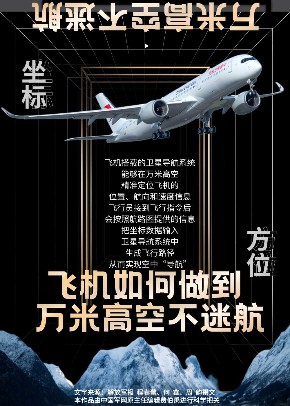 【科普中国军事科技】飞机如何做到万米高空不迷航？